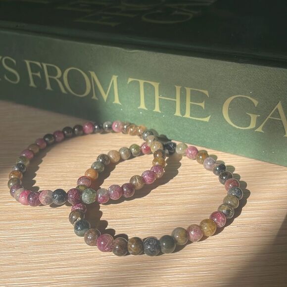 Urban Outfitters | 2 Mixed Tourmaline Beaded Bracelet OS - Picture 6 of 7